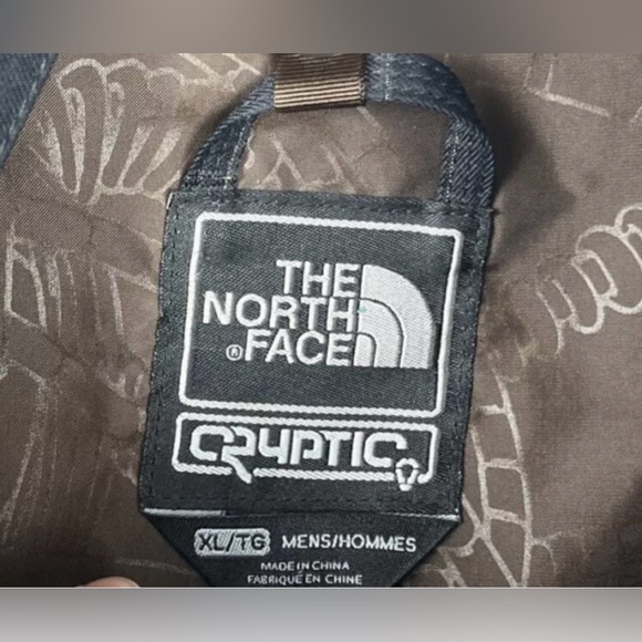 The North Face Cryptic HyVent Jacket Ski Snowboard Hardshell Striped Men’s XL‎ - Picture 3 of 16